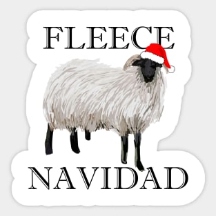 Fleece Navidad Sticker